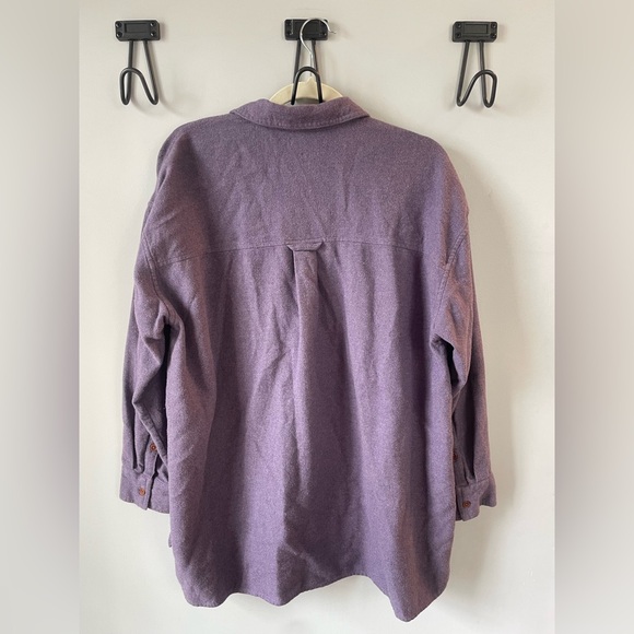 Madewell, women’s small, 100% cotton soft oversized dusty purple shacket shirt - Picture 3 of 6